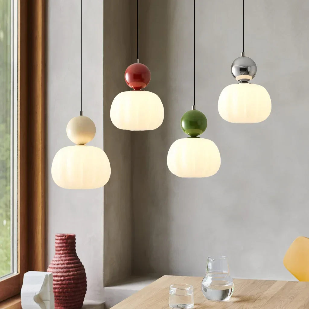 Glanora – Elegante Crème Art Deco Hanglamp voor Moderne Interieurs