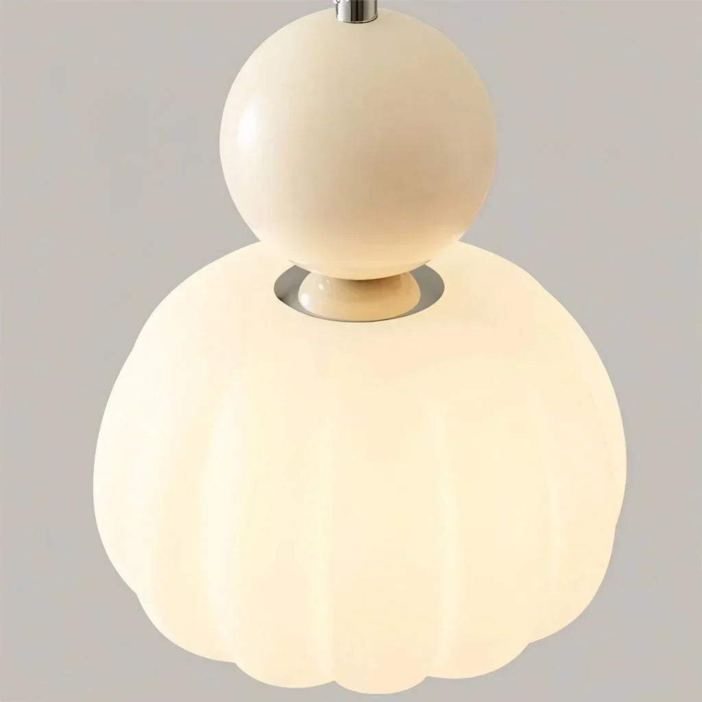 Glanora – Elegante Crème Art Deco Hanglamp voor Moderne Interieurs