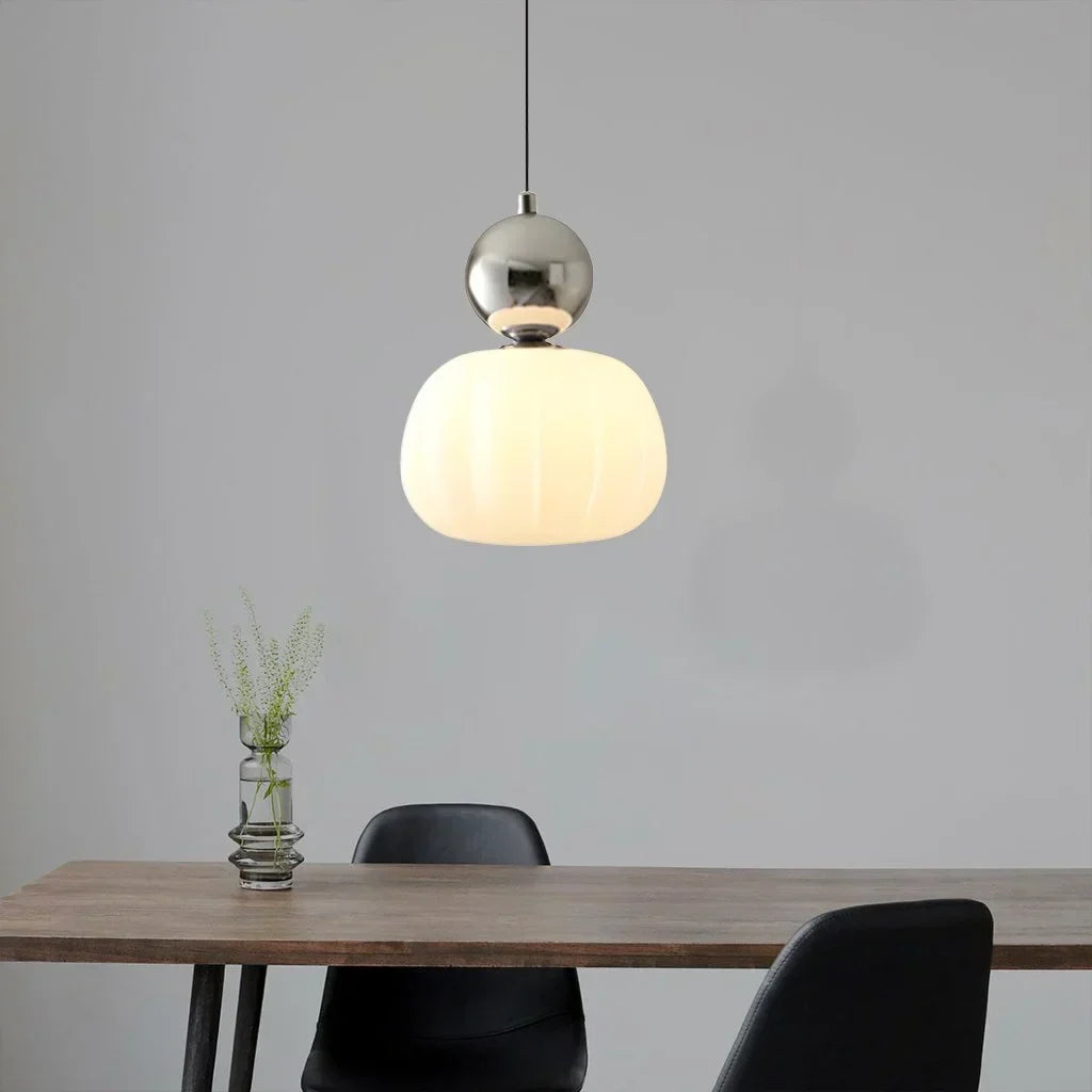 Glanora – Elegante Crème Art Deco Hanglamp voor Moderne Interieurs
