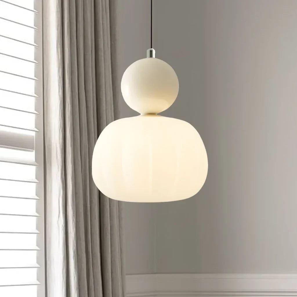 Glanora – Elegante Crème Art Deco Hanglamp voor Moderne Interieurs