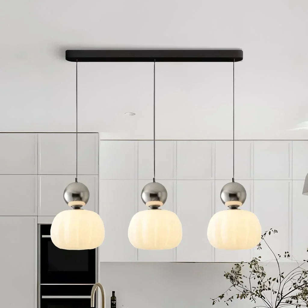 Glanora – Elegante Crème Art Deco Hanglamp voor Moderne Interieurs