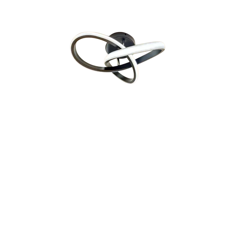 Soapore - Moderne LED Plafondlamp - Creatieve Twee-Ringen Designlamp