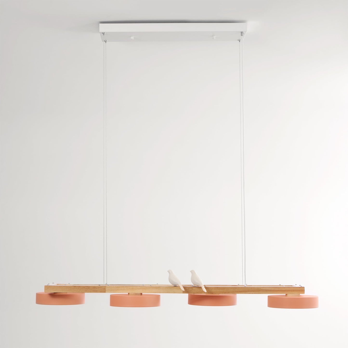 Terranova - Elegante Lange Vogelkroonluchter Voor Stijlvolle Eet- En Woonkamers