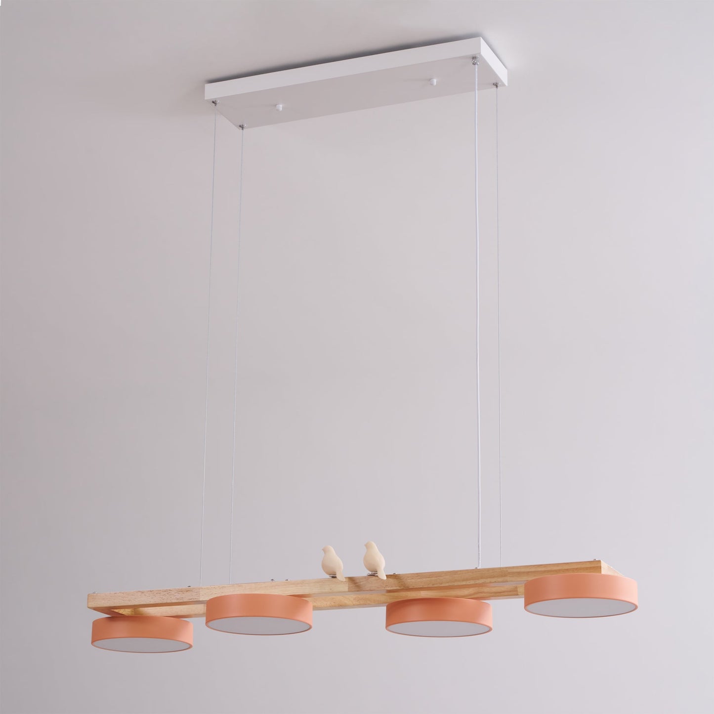 Terranova - Elegante Lange Vogelkroonluchter Voor Stijlvolle Eet- En Woonkamers
