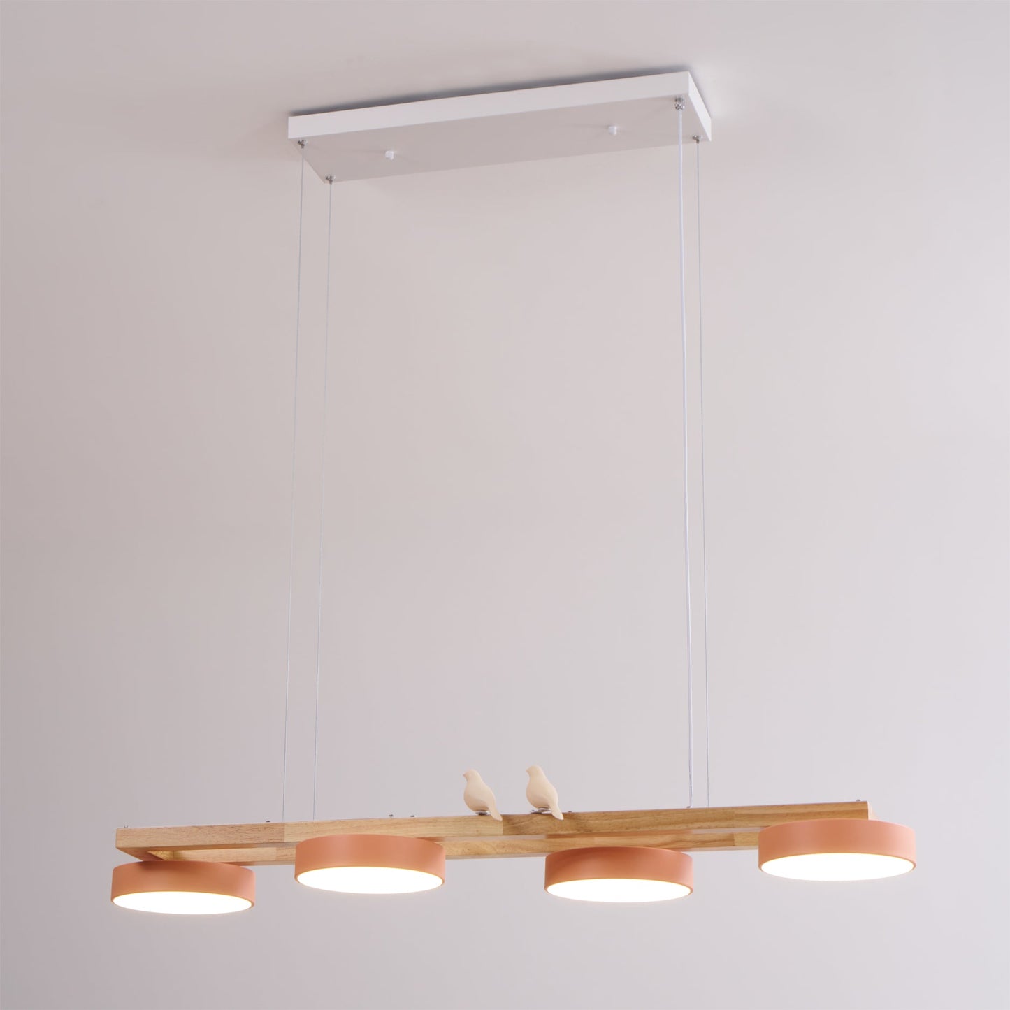 Terranova - Elegante Lange Vogelkroonluchter Voor Stijlvolle Eet- En Woonkamers