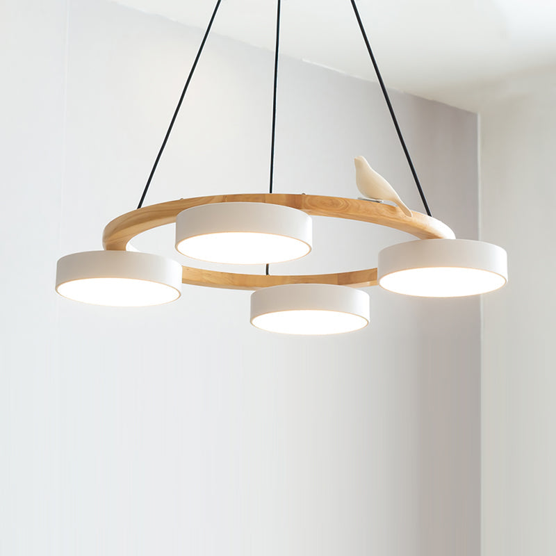 Radiancea - Elegante Ronde Vogelkroonluchter Met Warme Sfeerverlichting