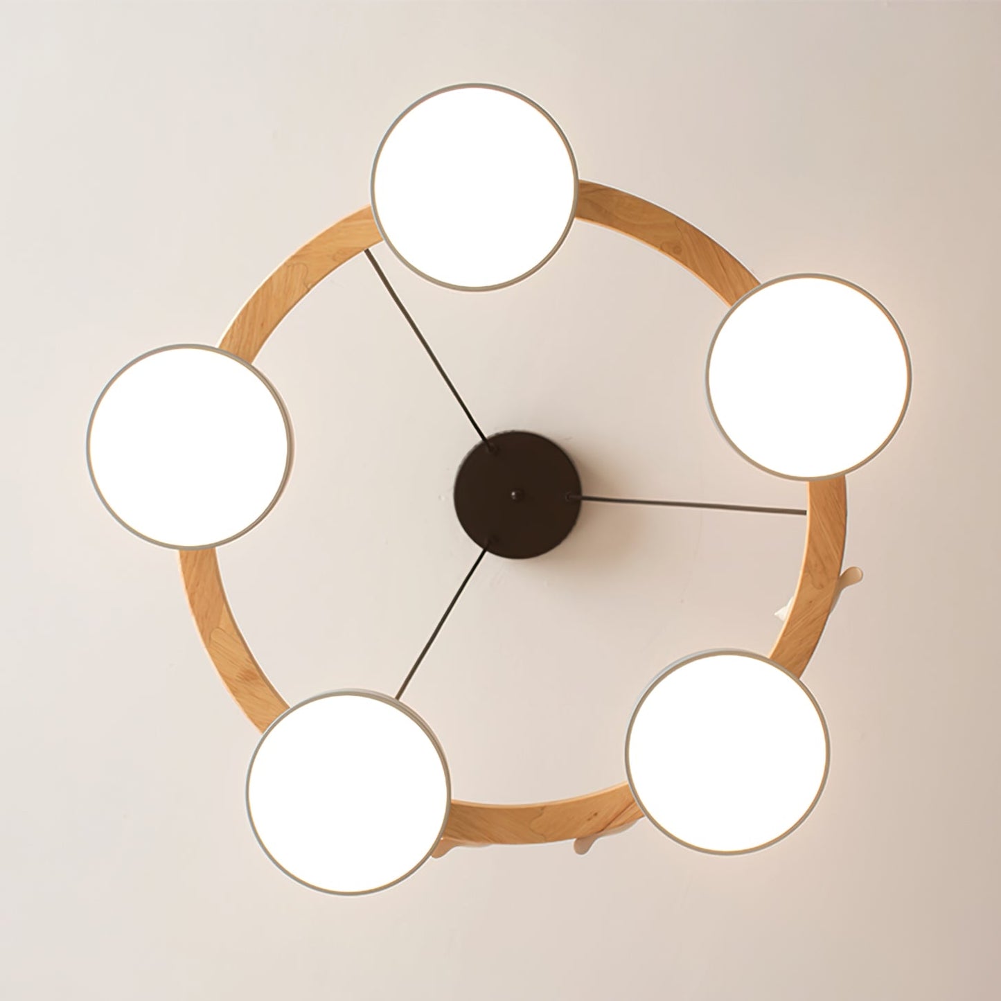 Radiancea - Elegante Ronde Vogelkroonluchter Met Warme Sfeerverlichting