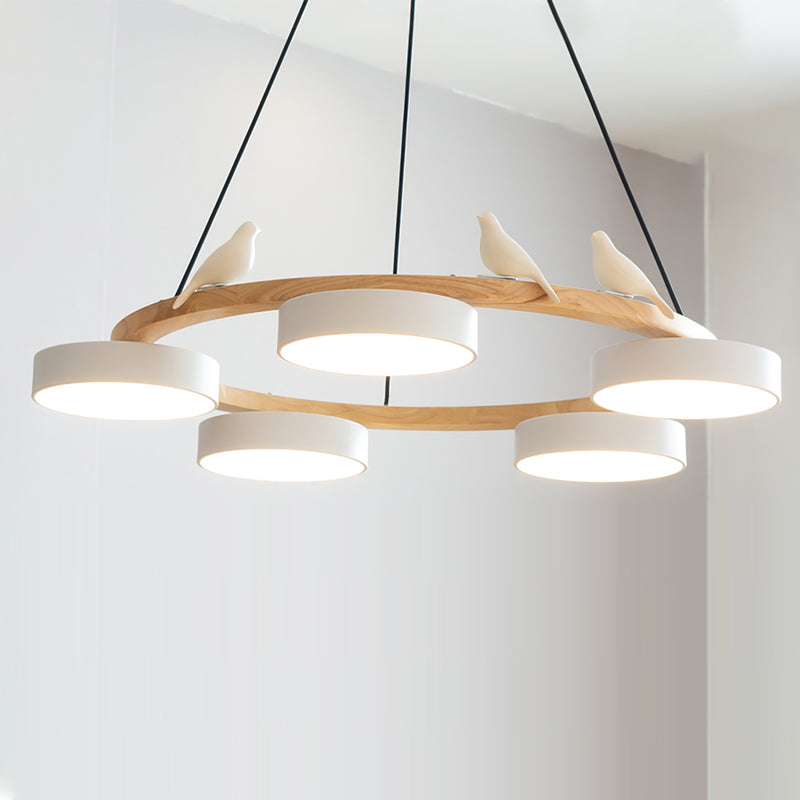 Radiancea - Elegante Ronde Vogelkroonluchter Met Warme Sfeerverlichting