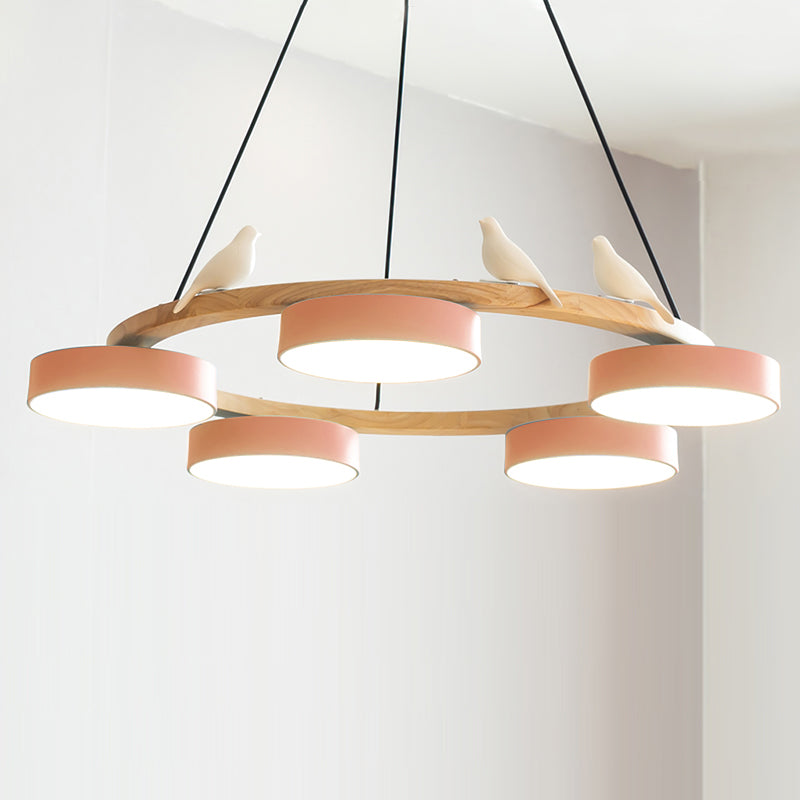 Radiancea - Elegante Ronde Vogelkroonluchter Met Warme Sfeerverlichting