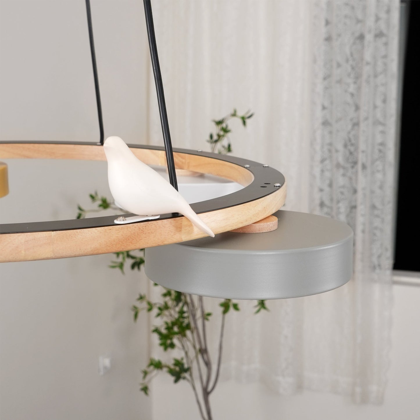 Radiancea - Elegante Ronde Vogelkroonluchter Met Warme Sfeerverlichting