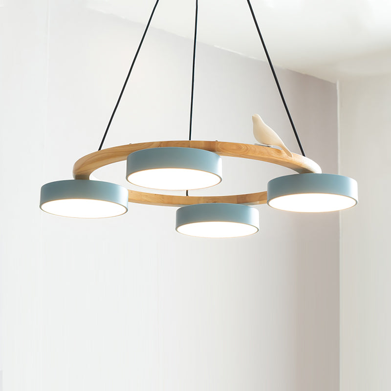 Radiancea - Elegante Ronde Vogelkroonluchter Met Warme Sfeerverlichting