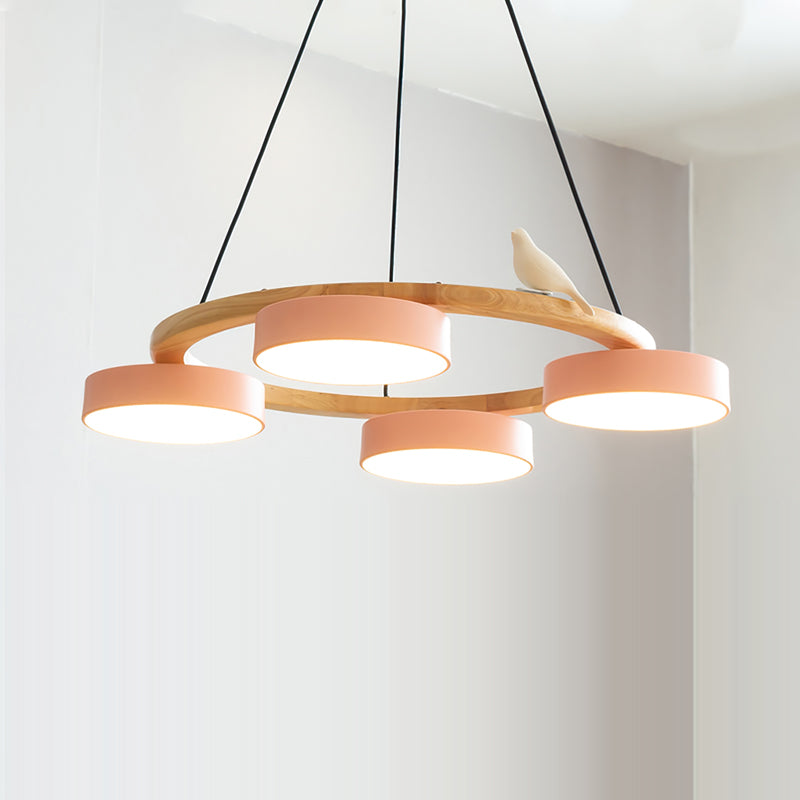 Radiancea - Elegante Ronde Vogelkroonluchter Met Warme Sfeerverlichting