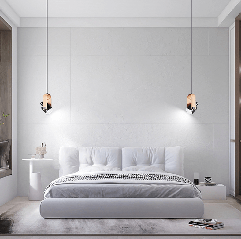 Orvia – Scandinavische Hangspot (Houten & Metalen Hanglamp)