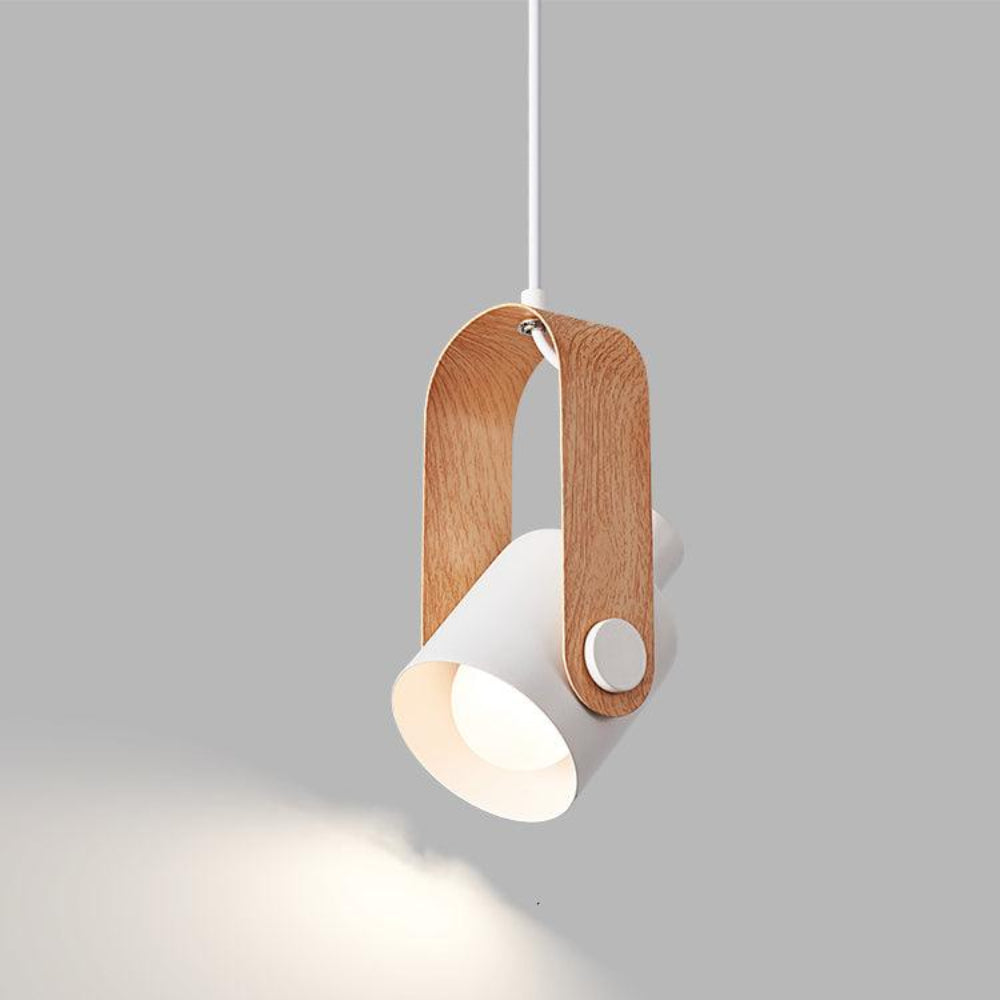 Orvia – Scandinavische Hangspot (Houten & Metalen Hanglamp)
