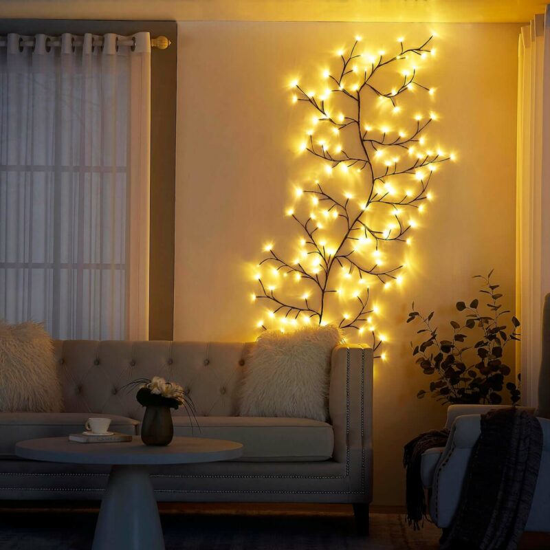 LumiBranch – Betoverde Wilgentak Wandlamp