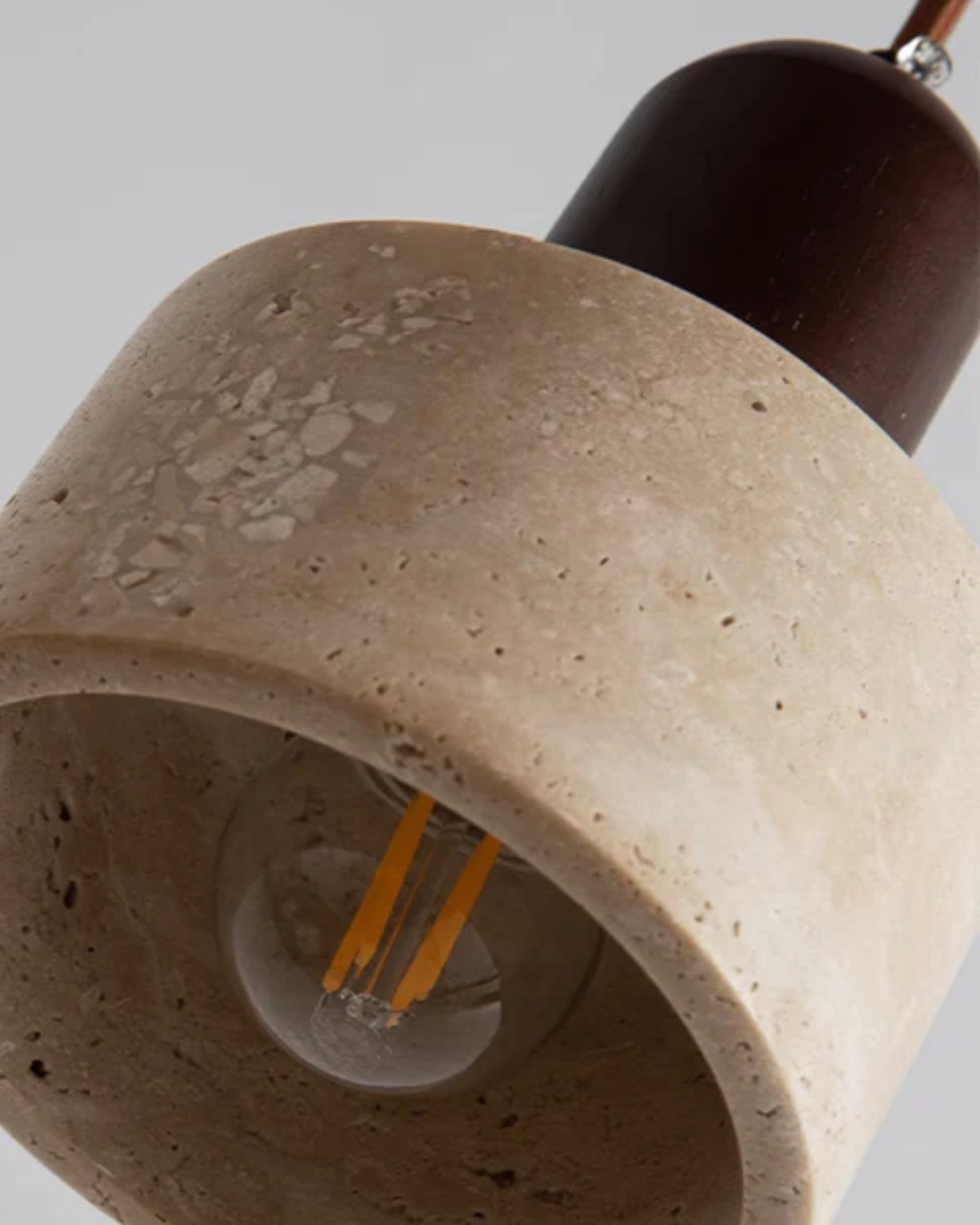 Terra – Natuurlijke Travertijn Hanglamp