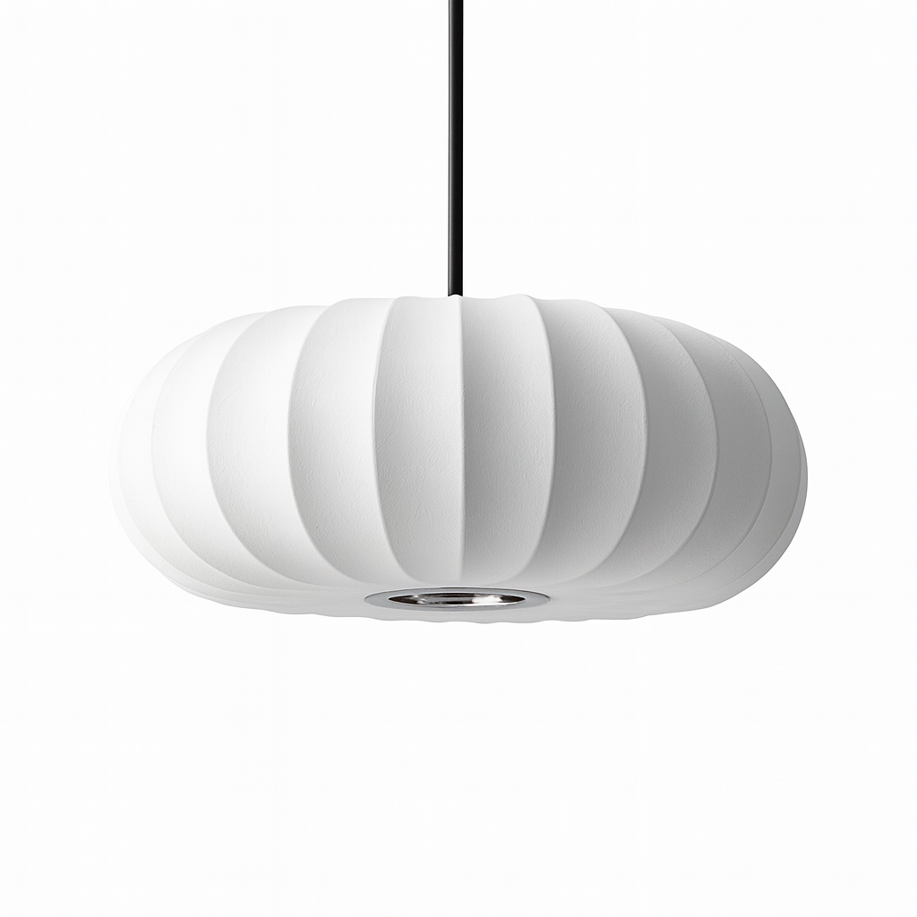 Lampix - Elegante Zijden Hanglamp Met Zachte Gloed