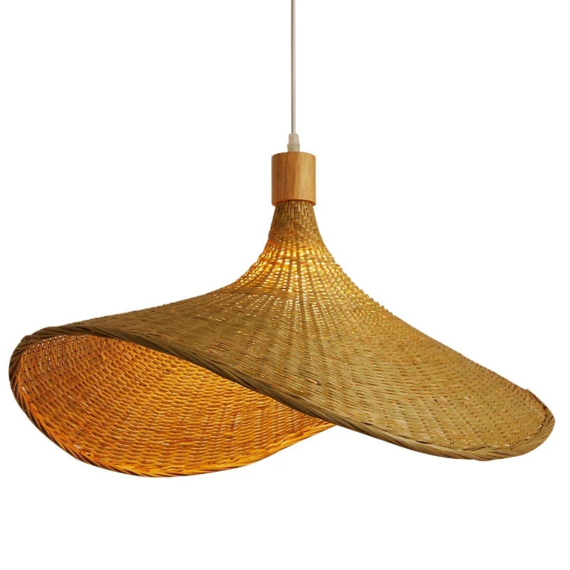 LoomLit – Handgemaakte Boho Bamboe Hanglamp & Plafondlamp (Duurzaam, Natuurlijk Design)