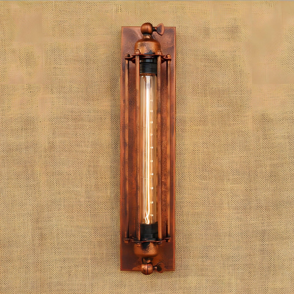 Nox – Vintage LED Wandlamp (Industrieel Design, Warme Sfeer)
