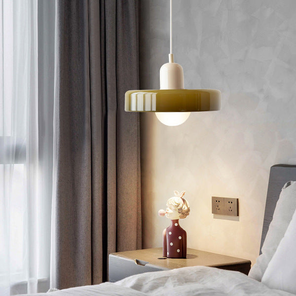 GleaMore - Bauhaus Hanglamp In Stijlvol Gekleurd Glas