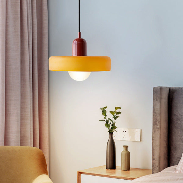 GleaMore - Bauhaus Hanglamp In Stijlvol Gekleurd Glas