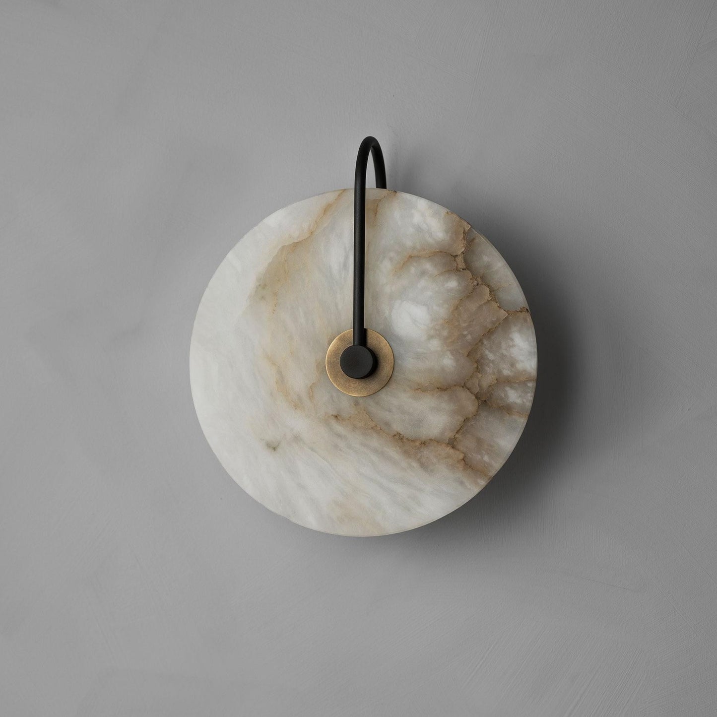 Selene – Natuursteen Alabaster Marmer Minimalistische Wandlamp
