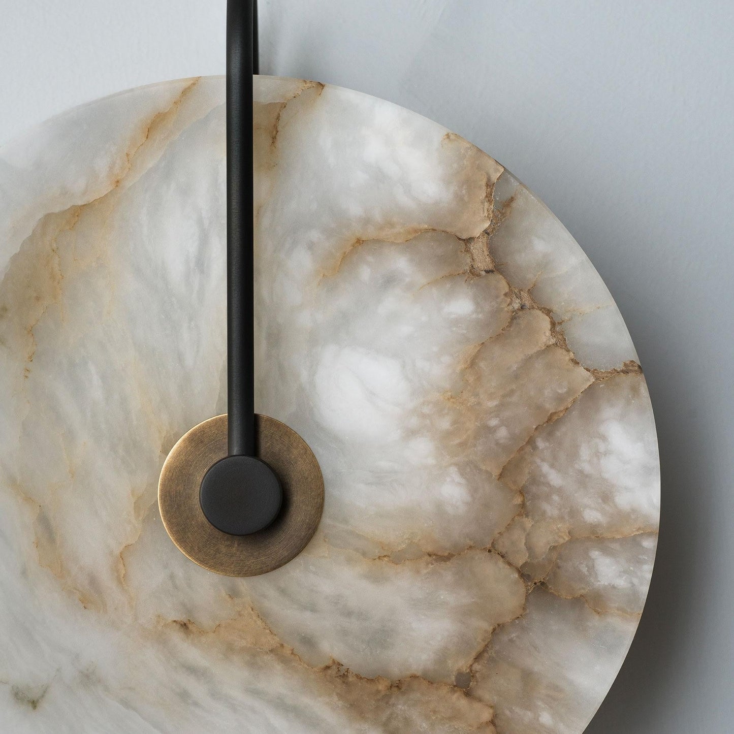 Selene – Natuursteen Alabaster Marmer Minimalistische Wandlamp