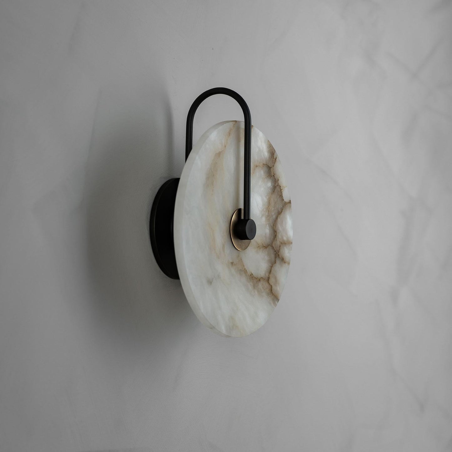 Selene – Natuursteen Alabaster Marmer Minimalistische Wandlamp