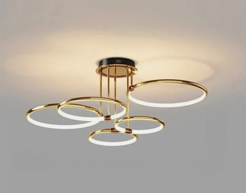 Aurelia – Moderne LED Plafondlamp met Geometrisch Ringontwerp