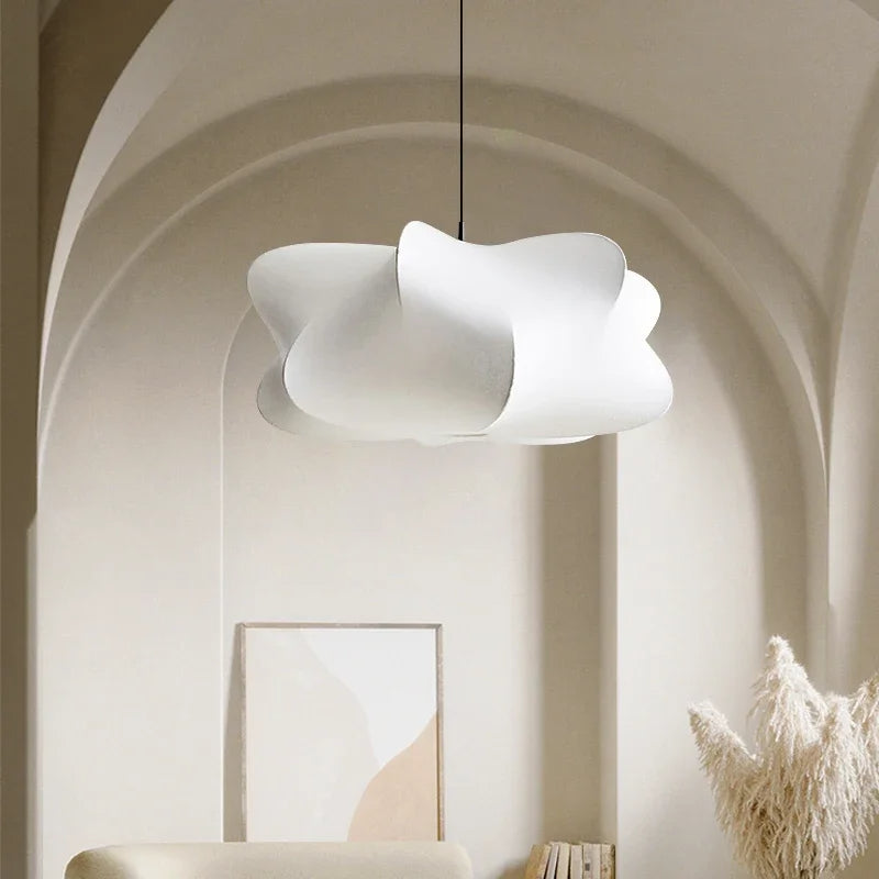 Matellis - Wabi Sabi Zijde Hanglamp met Warme Sfeerverlichting