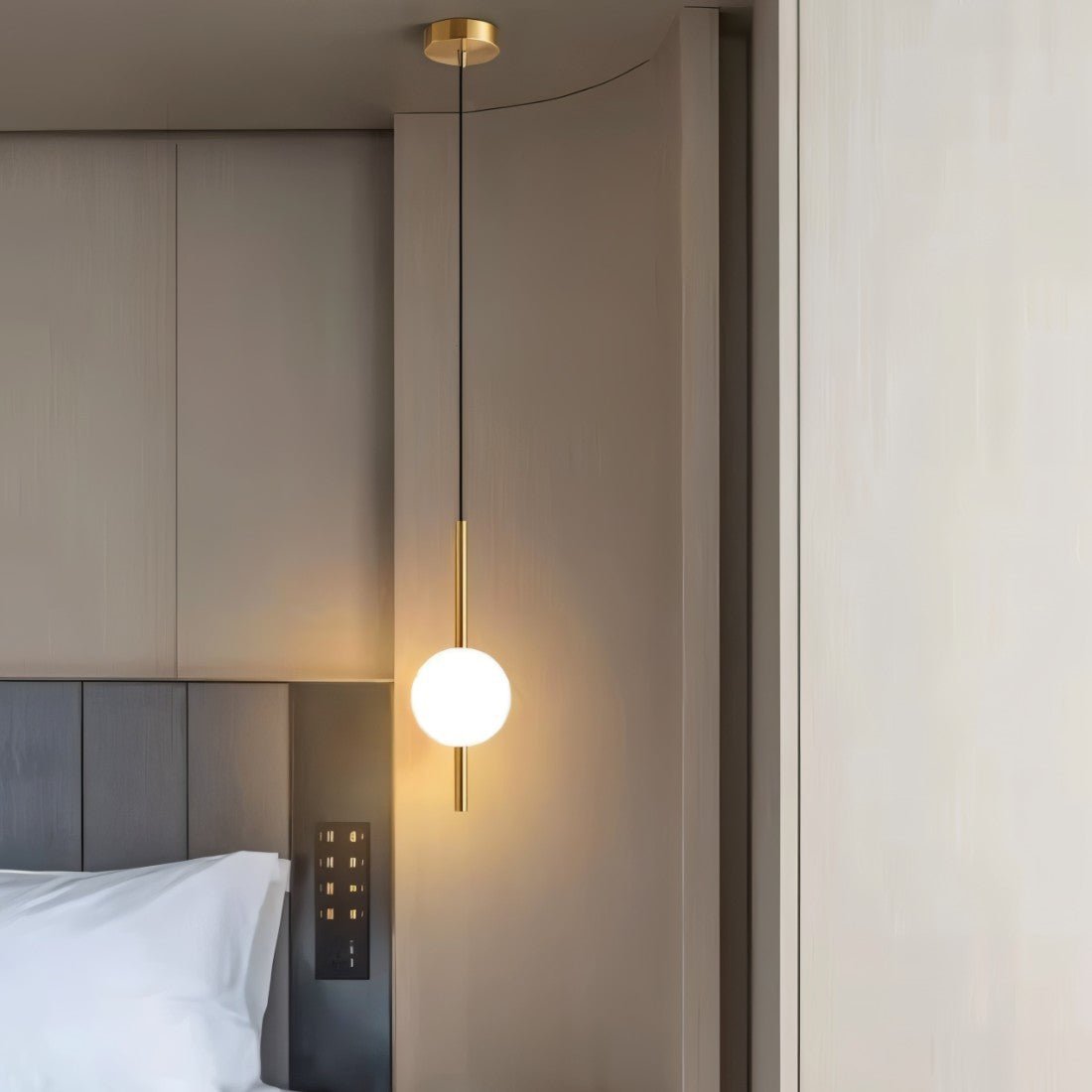 Solvia – Scandinavische Glas & Metaal Hanglamp