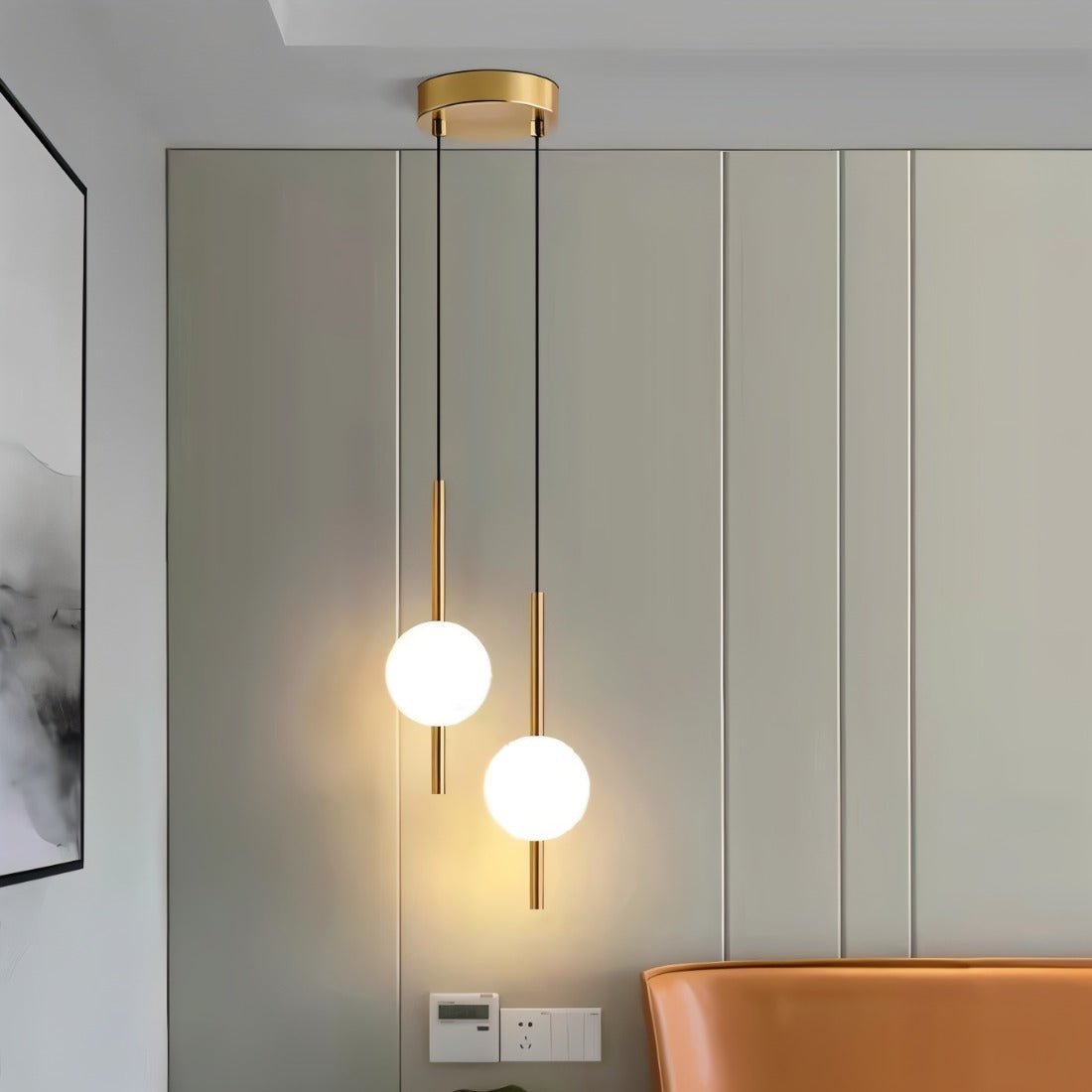 Solvia – Scandinavische Glas & Metaal Hanglamp