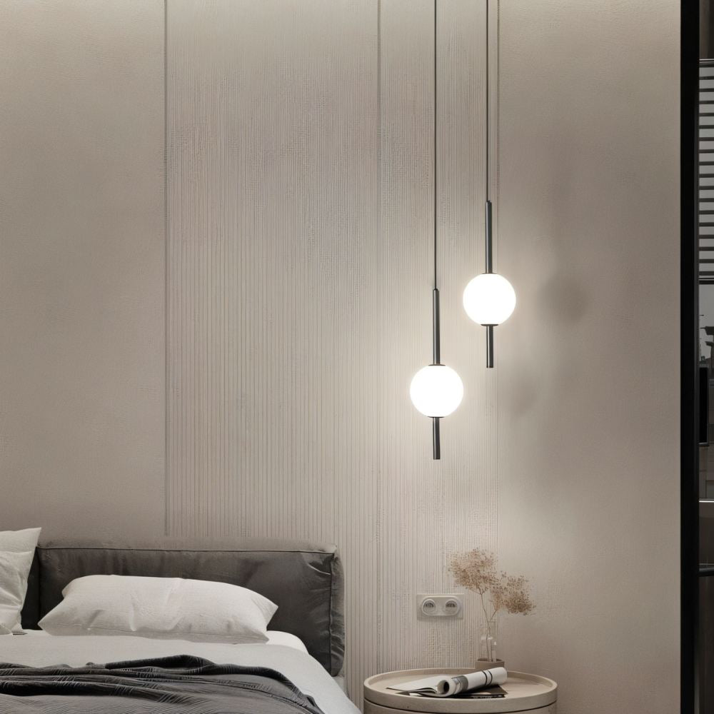 Solvia – Scandinavische Glas & Metaal Hanglamp