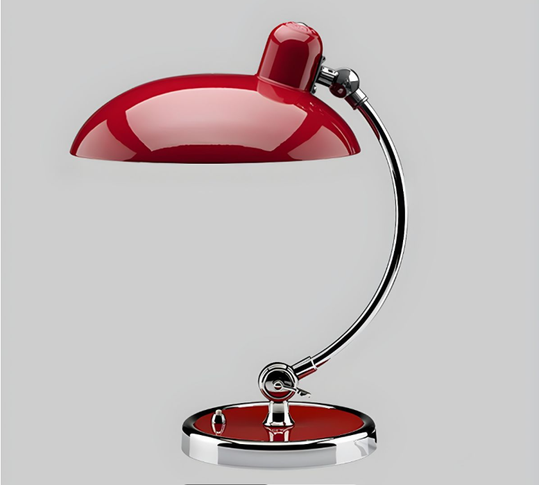 Arco – Bauhaus Geïnspireerde Tafellamp (Scandinavisch Design, IJzer & Chroom Afwerking)