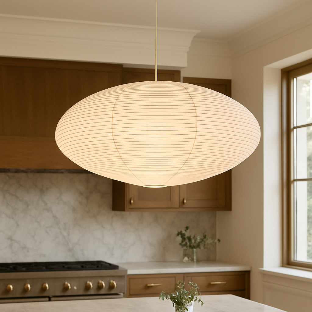 Shiniva - Eigentijdse Papieren Hanglamp Met Minimalistisch Ontwerp