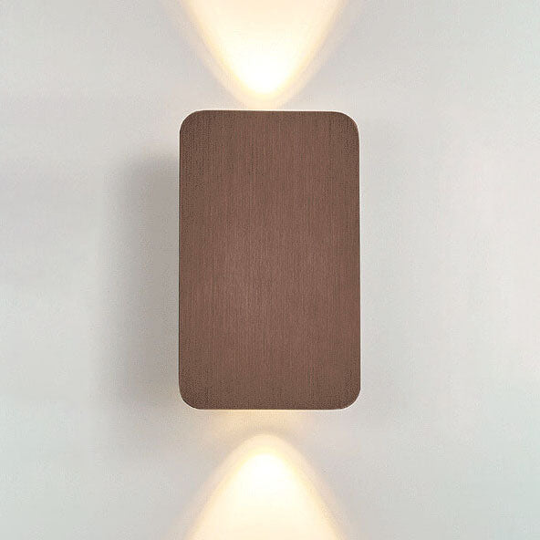 Arvo – Scandinavische Minimalistische Rechthoekige Aluminium LED Wandlamp (2-Licht)