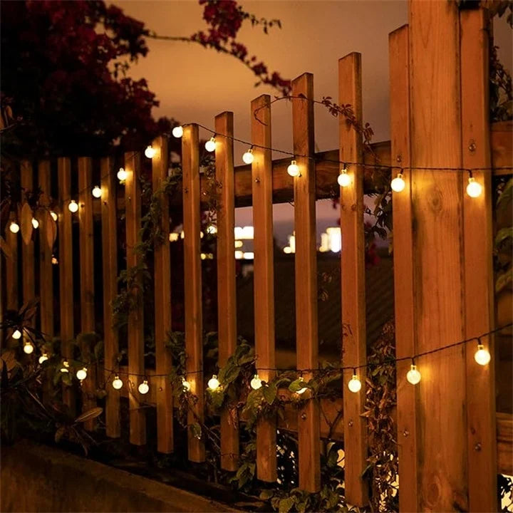 Solara – Zonne-energie LED Lichtslinger (Waterdicht, Buiten Tuin & Terras, Warm Wit)