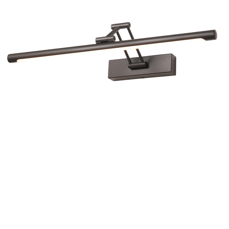 Murora - Edge Minimalistische LED Wandlamp van Zwart en Wit Metaal voor Binnen