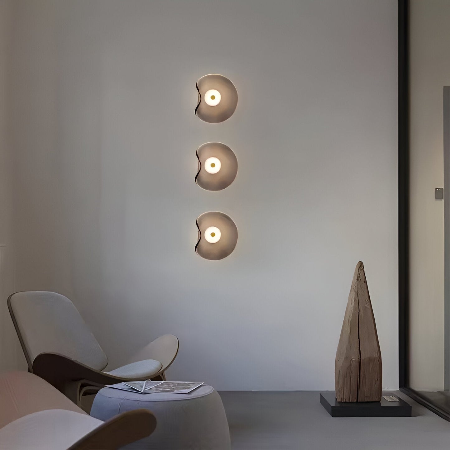 Ovola – Nordic Gebogen Glas LED Wandlamp