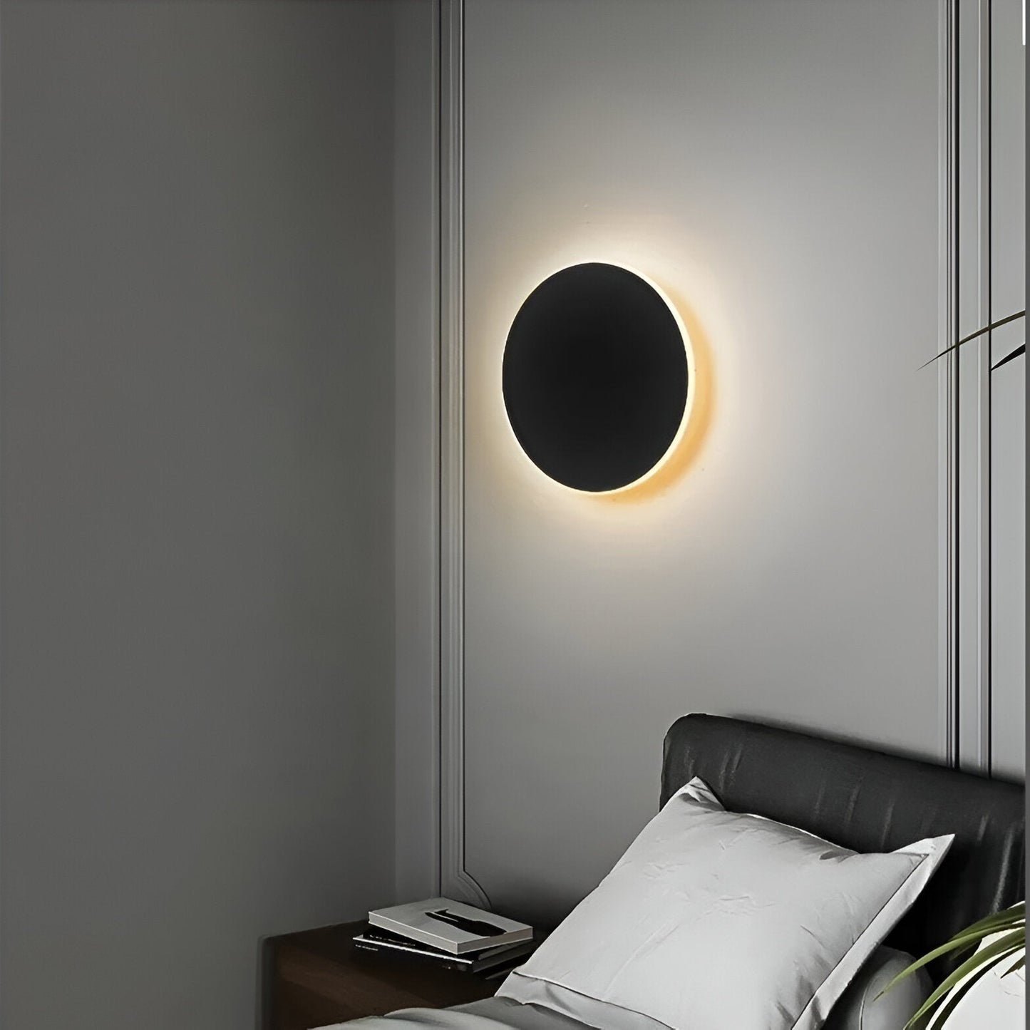 Lunor – Nordic Ronde LED Wandlamp met Bewegingssensor