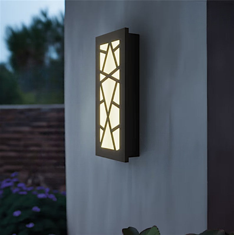 Seatelle - Strakke Buitenwandlamp Met LED Voor Entree, Tuin En Oprit