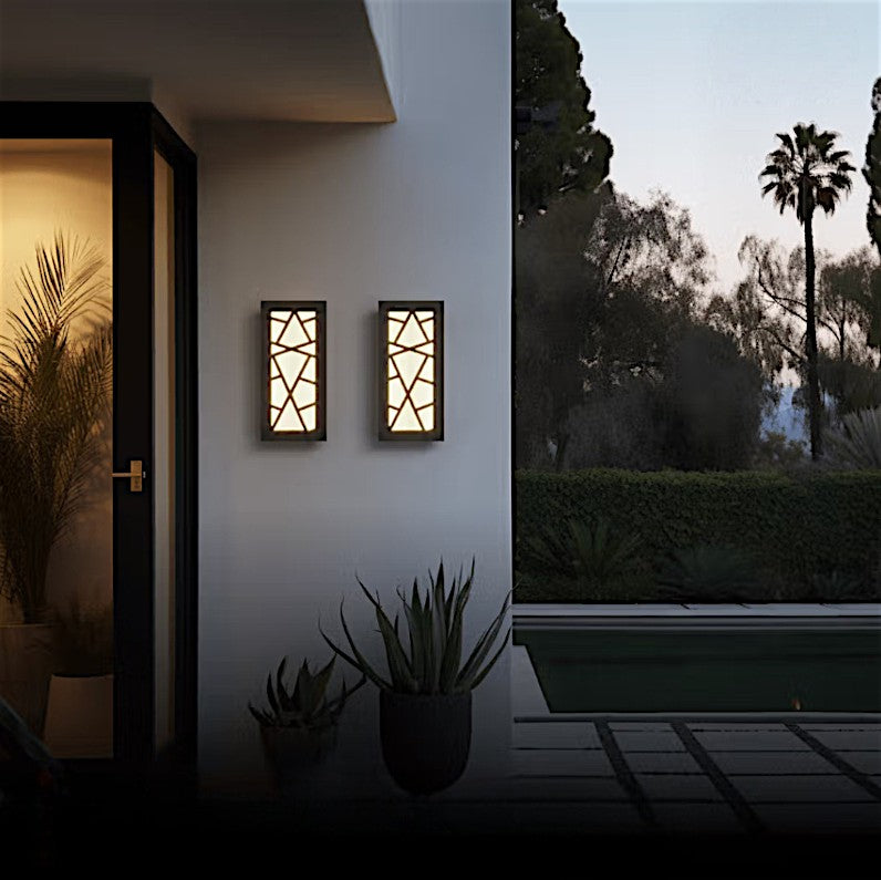 Seatelle - Strakke Buitenwandlamp Met LED Voor Entree, Tuin En Oprit