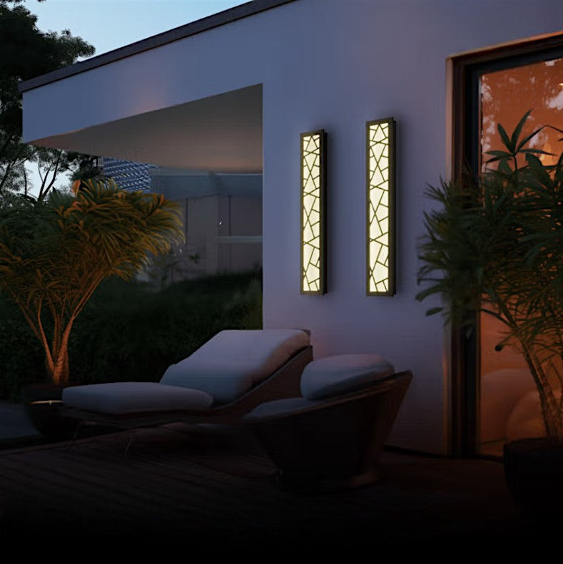 Seatelle - Strakke Buitenwandlamp Met LED Voor Entree, Tuin En Oprit