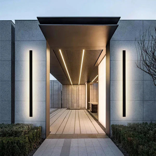 Havenvale - Verticale LED Buitenwandlamp Met Dimbare Functie En Strak Design