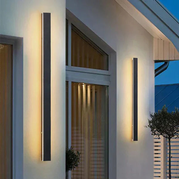 Havenvale - Verticale LED Buitenwandlamp Met Dimbare Functie En Strak Design