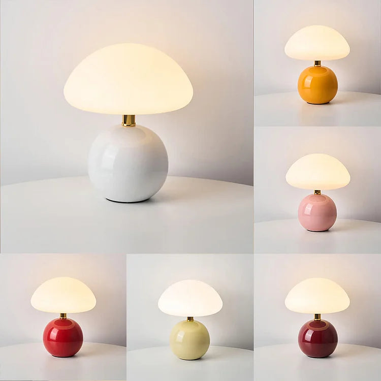 Brighture - Stijlvolle Franse Crèmekleurige Paddenstoellamp Voor Moderne Decoratie