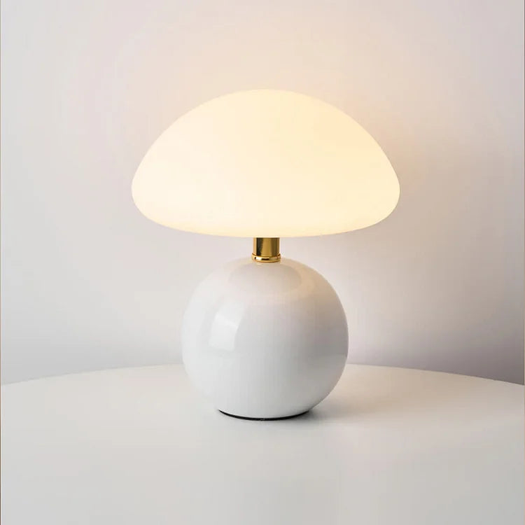 Brighture - Stijlvolle Franse Crèmekleurige Paddenstoellamp Voor Moderne Decoratie