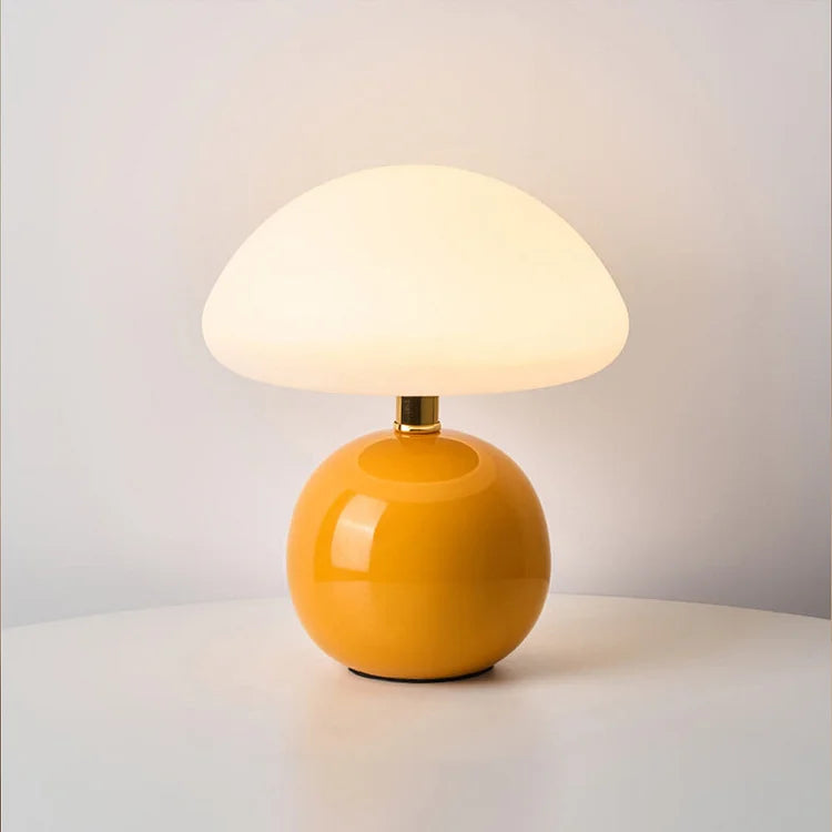 Brighture - Stijlvolle Franse Crèmekleurige Paddenstoellamp Voor Moderne Decoratie