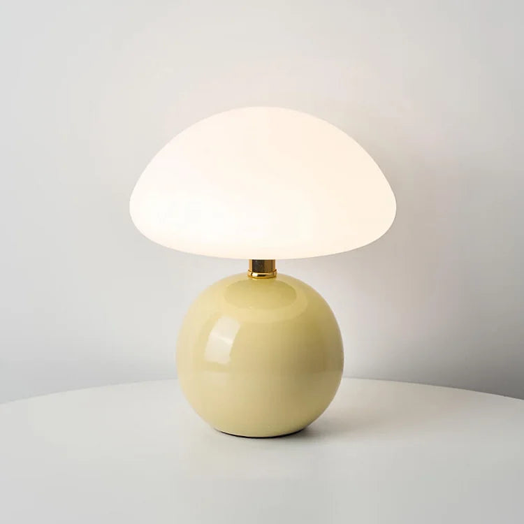 Brighture - Stijlvolle Franse Crèmekleurige Paddenstoellamp Voor Moderne Decoratie
