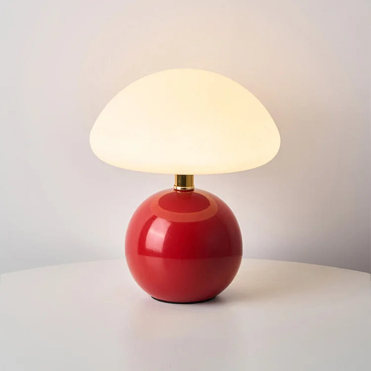 Brighture - Stijlvolle Franse Crèmekleurige Paddenstoellamp Voor Moderne Decoratie
